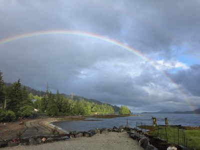 Rainbow Bridge over Rotary Beach